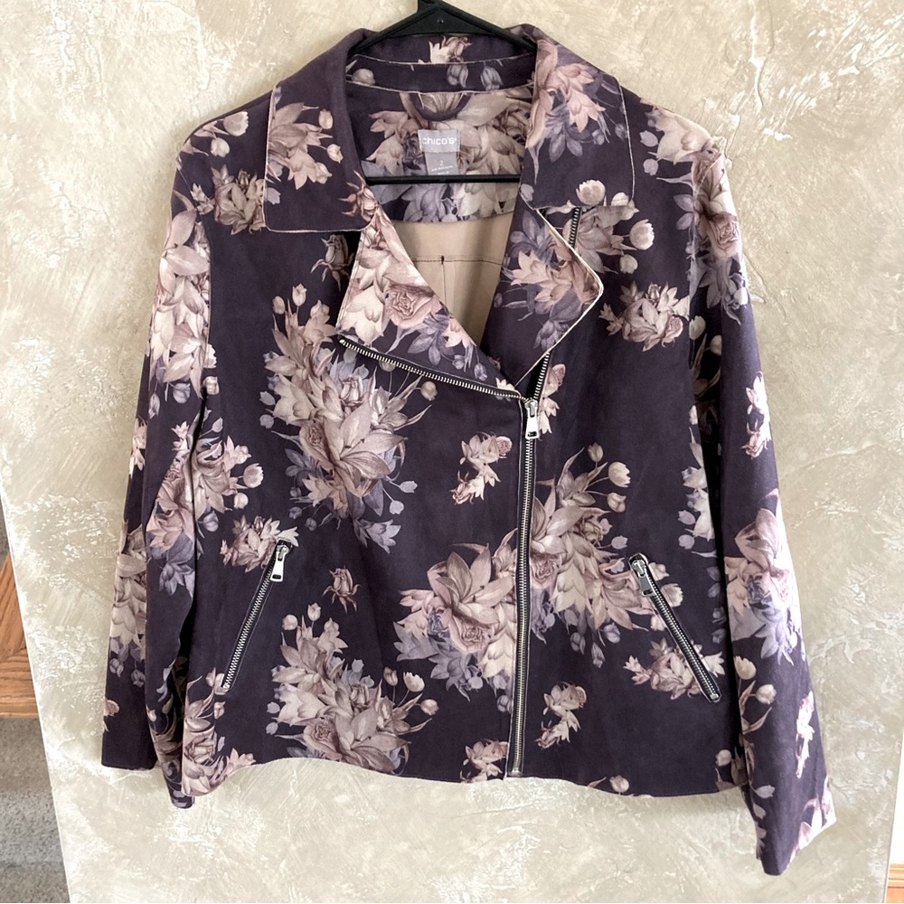 Chico’s Floral Blazer